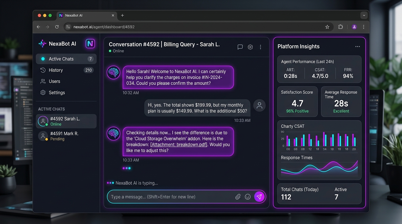 NexaBot AI - Agente AI
